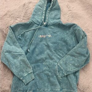 Women's Blue Hoodie Sweater